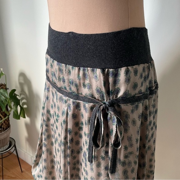 Sita Murt Cashmere Silk Viscose Floral Printed Bubble Hem Skirt EUC FR 40/US 8 - Picture 5 of 9